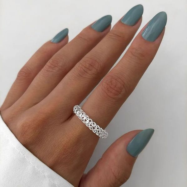 ANEL ARAMADO PRATA 925 - My Prata Joias