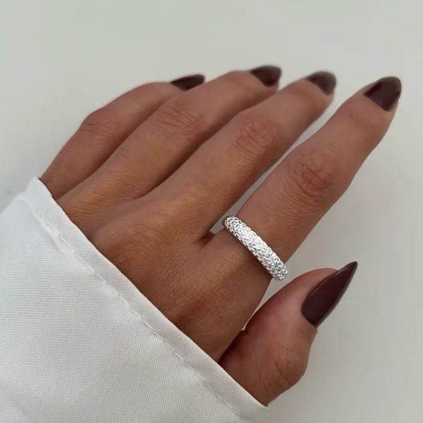 ANEL ZIRCÔNIA PRATA 925 - My Prata Joias