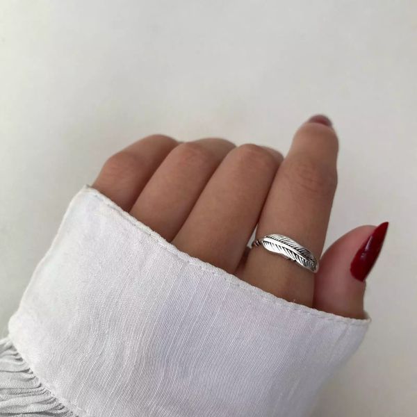 ANEL PENA INDIANO PRATA 925 - My Prata Joias