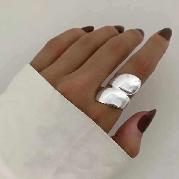 ANEL LISO PRATA 925 - My Prata Joias