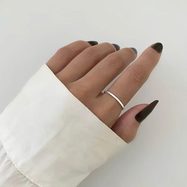 ANEL ARO LISO PRATA 925 - My Prata Joias