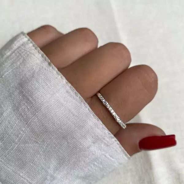 ANEL ZIRCÔNIA CRISTAL PRATA 925 - My Prata Joias