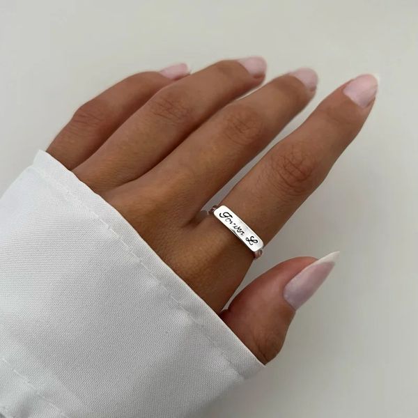 ANEL FOREVER PRATA 925 - My Prata Joias