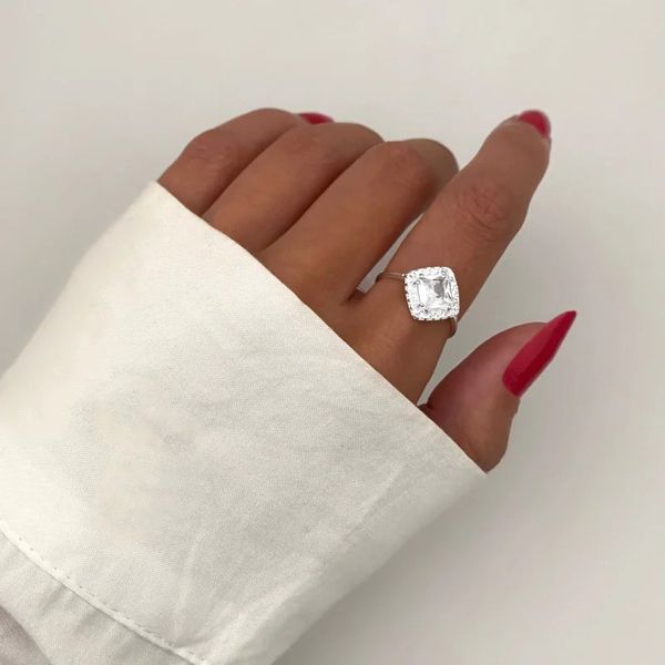 ANEL ZIRCÔNIA CRISTAL PRATA 925 - My Prata Joias