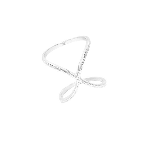 ANEL X 2 EM 1 PRATA 925 - My Prata Joias