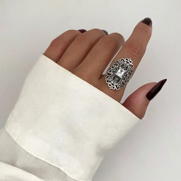 ANEL INDIANO COM ZIRCÔNIA CRISTAL PRATA 925 - My Prata Joias