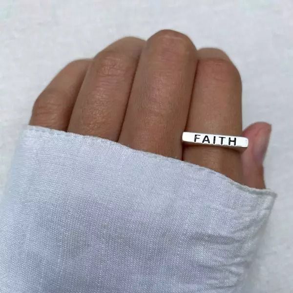 ANEL FAITH (FÉ) PRATA 925 - My Prata Joias