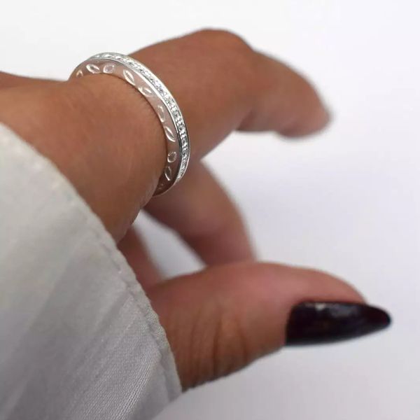 ANEL APARADOR ZIRCÔNIA CRISTAL PRATA 925 - My Prata Joias