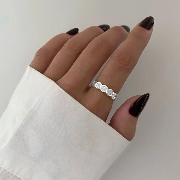 ANEL ZIRCÔNIA CRISTAL PRATA 925 - My Prata Joias