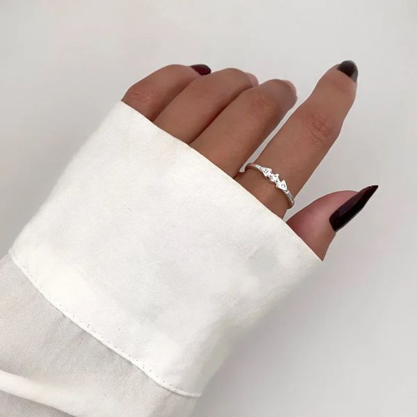 ANEL ZIRCÔNIA CRISTAL PRATA 925 - My Prata Joias