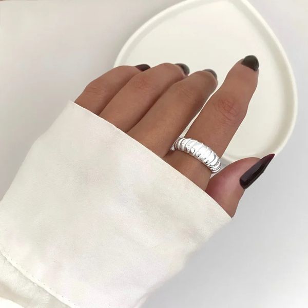 ANEL LISO PRATA 925 - My Prata Joias