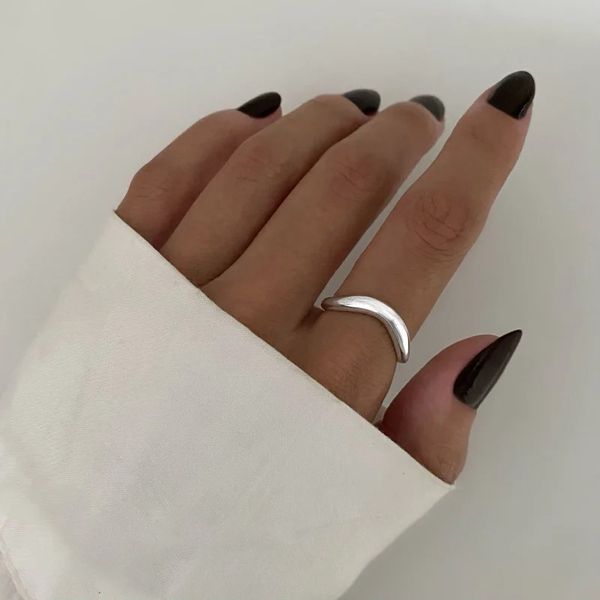 ANEL LISO PRATA 925 - My Prata Joias