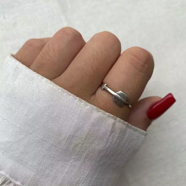 ANEL INDIANO FLECHA PRATA 925 - My Prata Joias