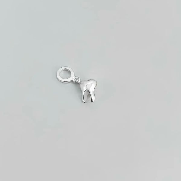 BERLOQUE DENTE LISO PRATA 925 - My Prata Joias