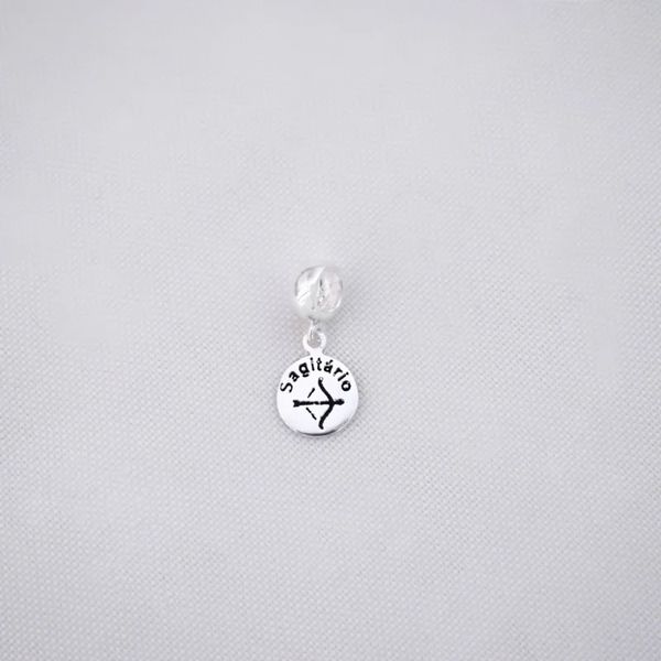 BERLOQUE SIGNO SAGITÁRIO PRATA 925 - My Prata Joias