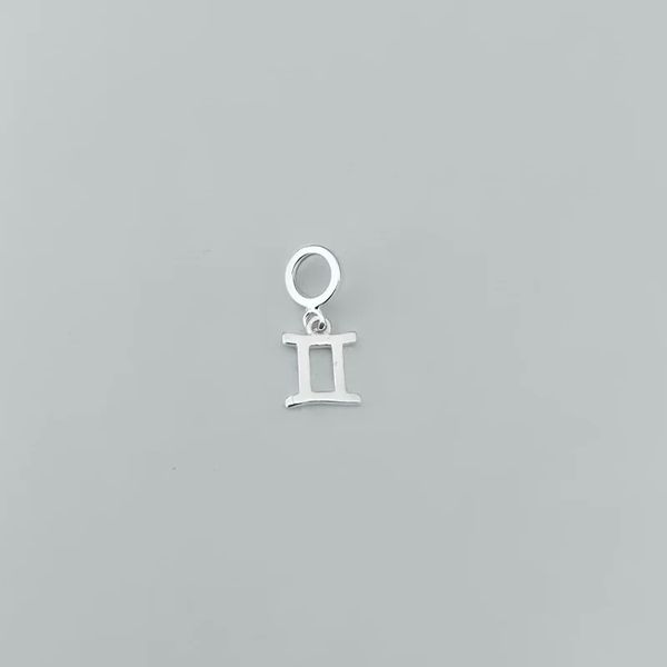 BERLOQUE SIGNO SÍMBOLO GÊMEOS PRATA 925 - My Prata Joias