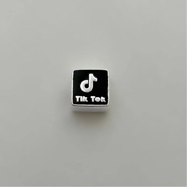 BERLOQUE PRETO TIK TOK PRATA 925 - My Prata Joias