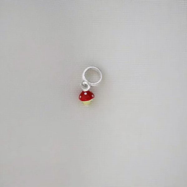 BERLOQUE COGUMELO PRATA 925 - My Prata Joias