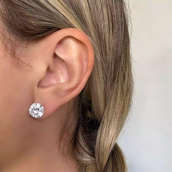 BRINCO ZIRCÔNIA CRISTAL PRATA 925 - My Prata Joias