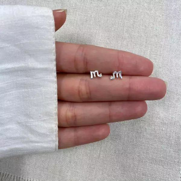 BRINCO SIGNO ESCORPIÃO ZIRCÔNIA CRISTAL PRATA 925 - My Prata Joias