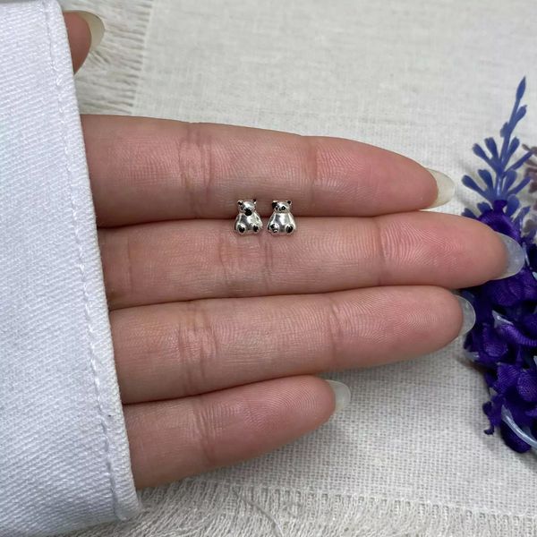 BRINCO URSO BABY PRATA 925 - My Prata Joias