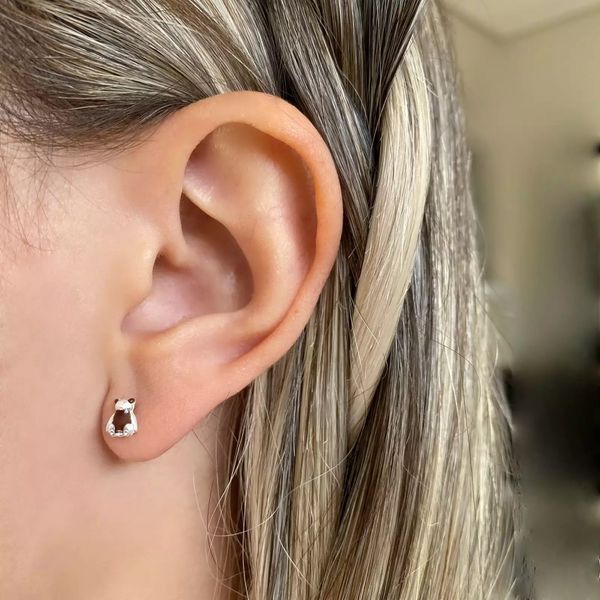 BRINCO URSO PRATA 925 - My Prata Joias