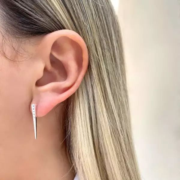 BRINCO ZIRCÔNIA CRISTAL PRATA 925 - My Prata Joias