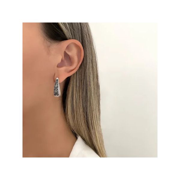 BRINCO CLICK MARCASSITA ENVELHECIDO PRATA 925 - My Prata Joias