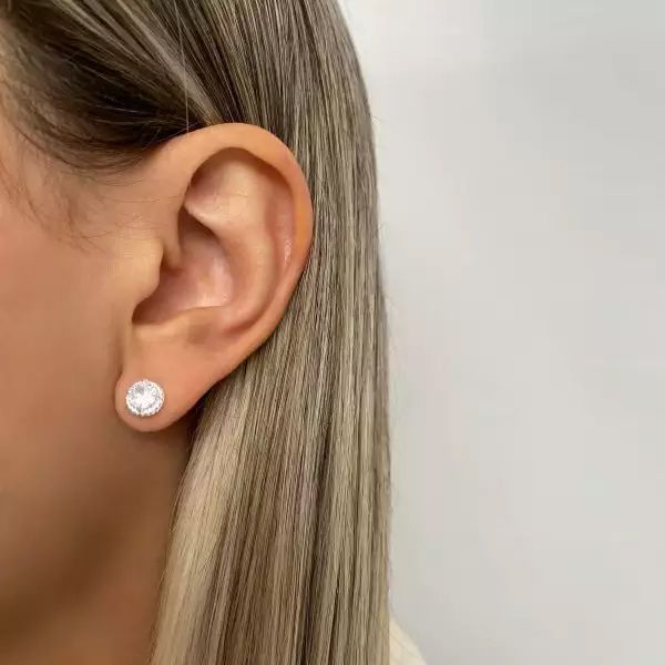 BRINCO ZIRCÔNIA CRISTAL PRATA 925 - My Prata Joias