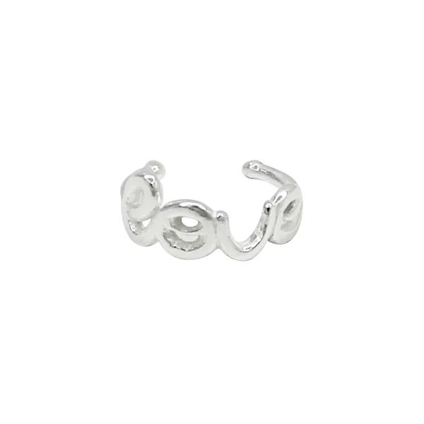 PIERCING LISO LOVE PRATA 925 - My Prata Joias