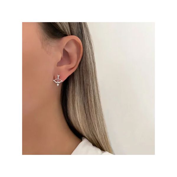 BRINCO FLECHA INDIANO PRATA 925 - My Prata Joias