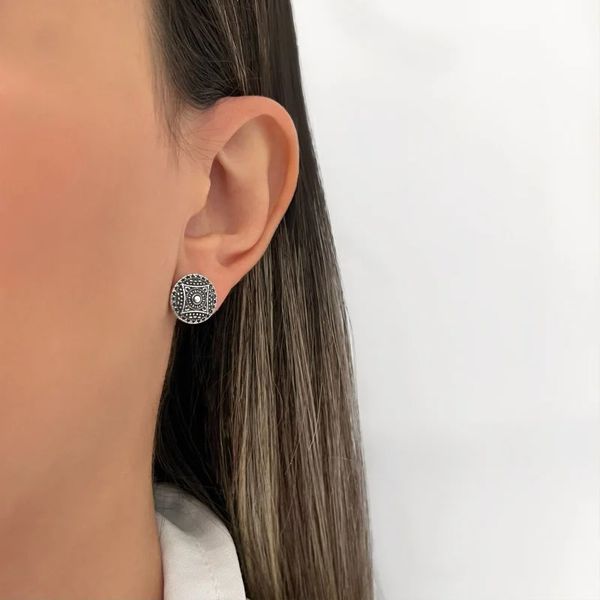 BRINCO REDONDO INDIANO PRATA 925 - My Prata Joias