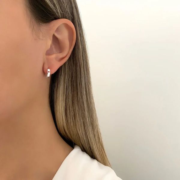 ARGOLINHA CLICK CORAÇÃO VAZADO G PRATA 925 - My Prata Joias