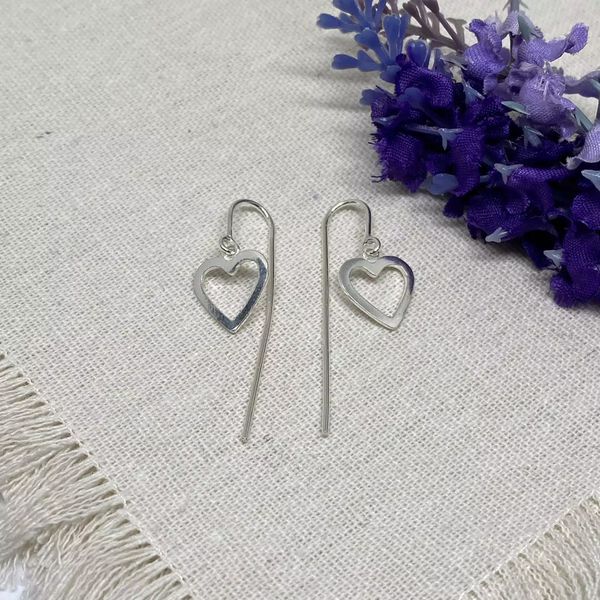 BRINCO CORAÇÃO PRATA 925 - My Prata Joias