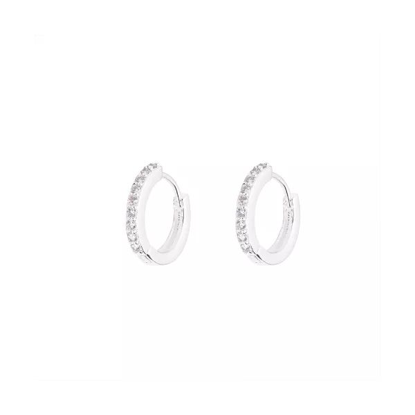 ARGOLINHA CRAVEJADA P PRATA 925 - My Prata Joias