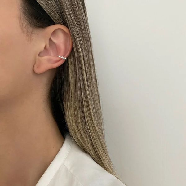 BRINCO LUA PIERCING FAKE PRATA 925 - My Prata Joias