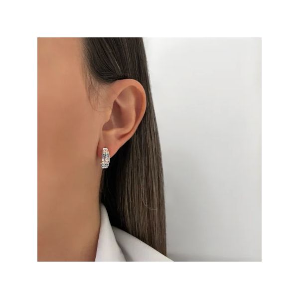 BRINCO ZIRCÔNIA COLORIDA PRATA 925 - My Prata Joias