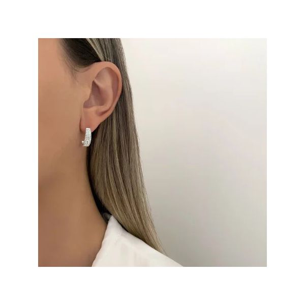 BRINCO ZIRCÔNIA VERDE ÁGUA PRATA 925 - My Prata Joias