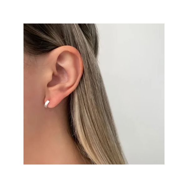 ARGOLA CLICK LISA P PRATA 925 - My Prata Joias