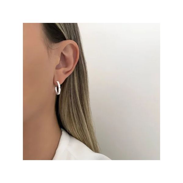 BRINCO CRAVEJADO TRABALHADO PRATA 925 - My Prata Joias