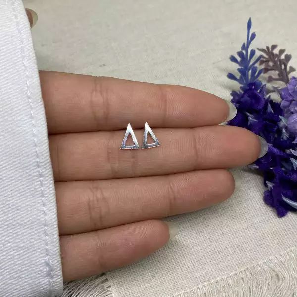 BRINCO LISO VAZADO PRATA 925 - My Prata Joias