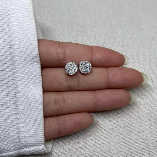 BRINCO REDONDO ZIRCÔNIA CRISTAL PRATA 925 - My Prata Joias