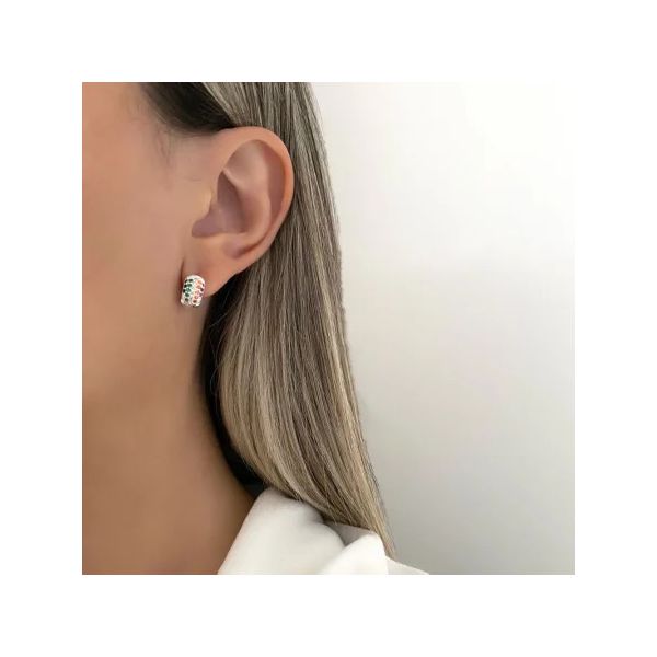 ARGOLINHA CRAVEJADA PRATA 925 - My Prata Joias