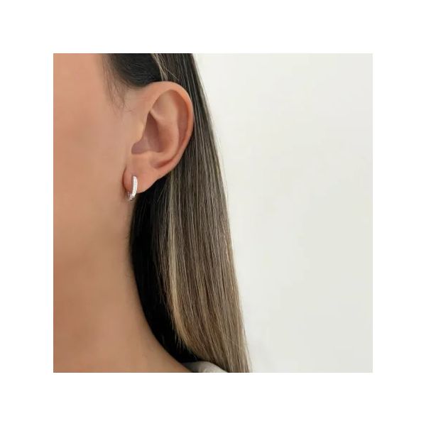 ARGOLINHA CRAVEJADA M PRATA 925 - My Prata Joias