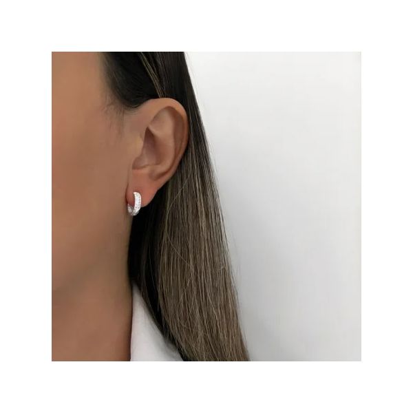 ARGOLINHA CRAVEJADA M PRATA 925 - My Prata Joias