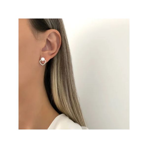 BRINCO BRANCO PRATA 925 - My Prata Joias