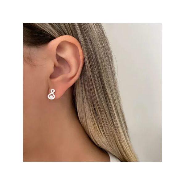 BRINCO ZIRCÔNIA CRISTAL PRATA 925 - My Prata Joias