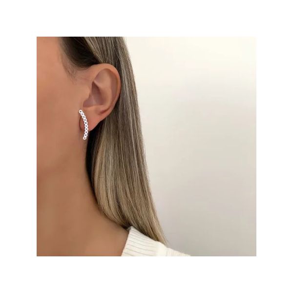 BRINCO ZIRCÔNIA LILÁS PRATA 925 - My Prata Joias