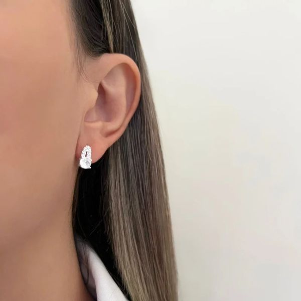 BRINCO ZIRCÔNIA CRISTAL PRATA 925 - My Prata Joias