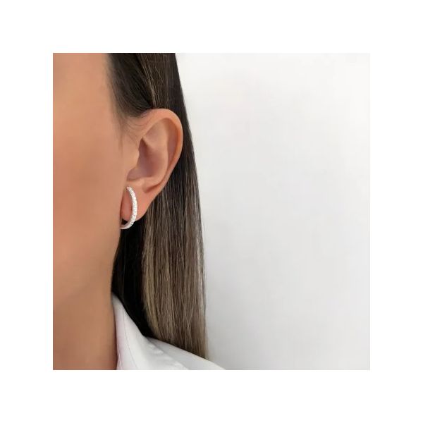 BRINCO ZIRCÔNIA CRISTAL PRATA 925 - My Prata Joias